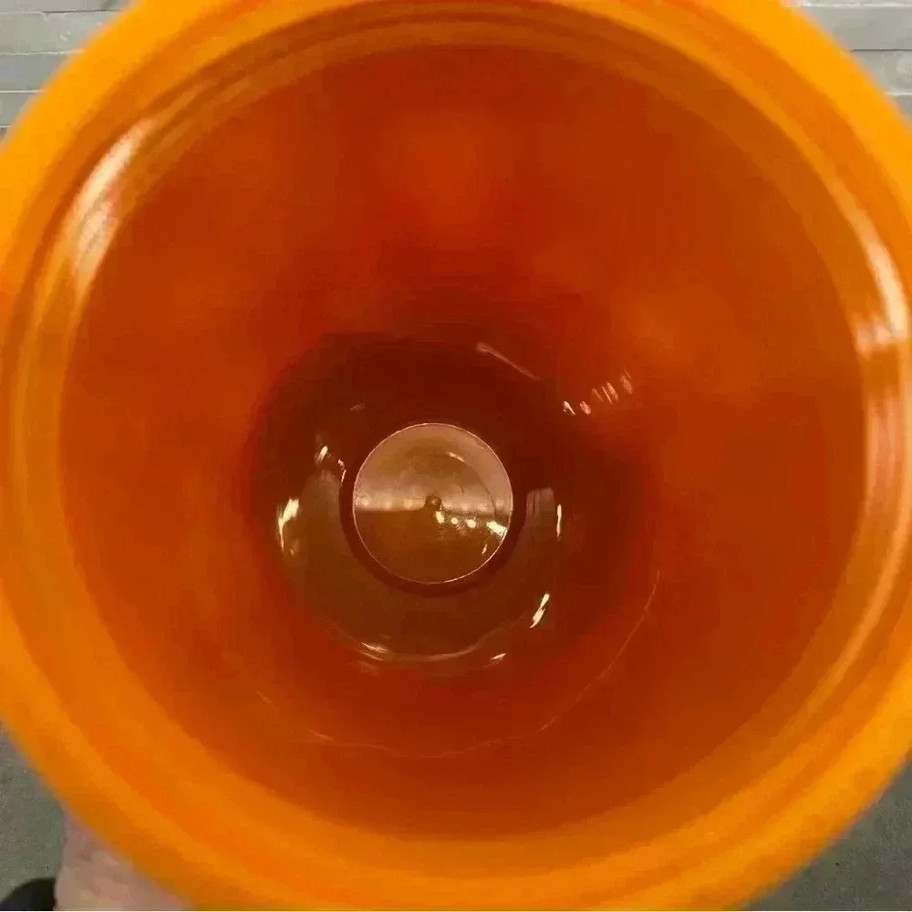 Starbucks Faceted Orange and Pink Cold Cup 2014 EUC 24 Oz